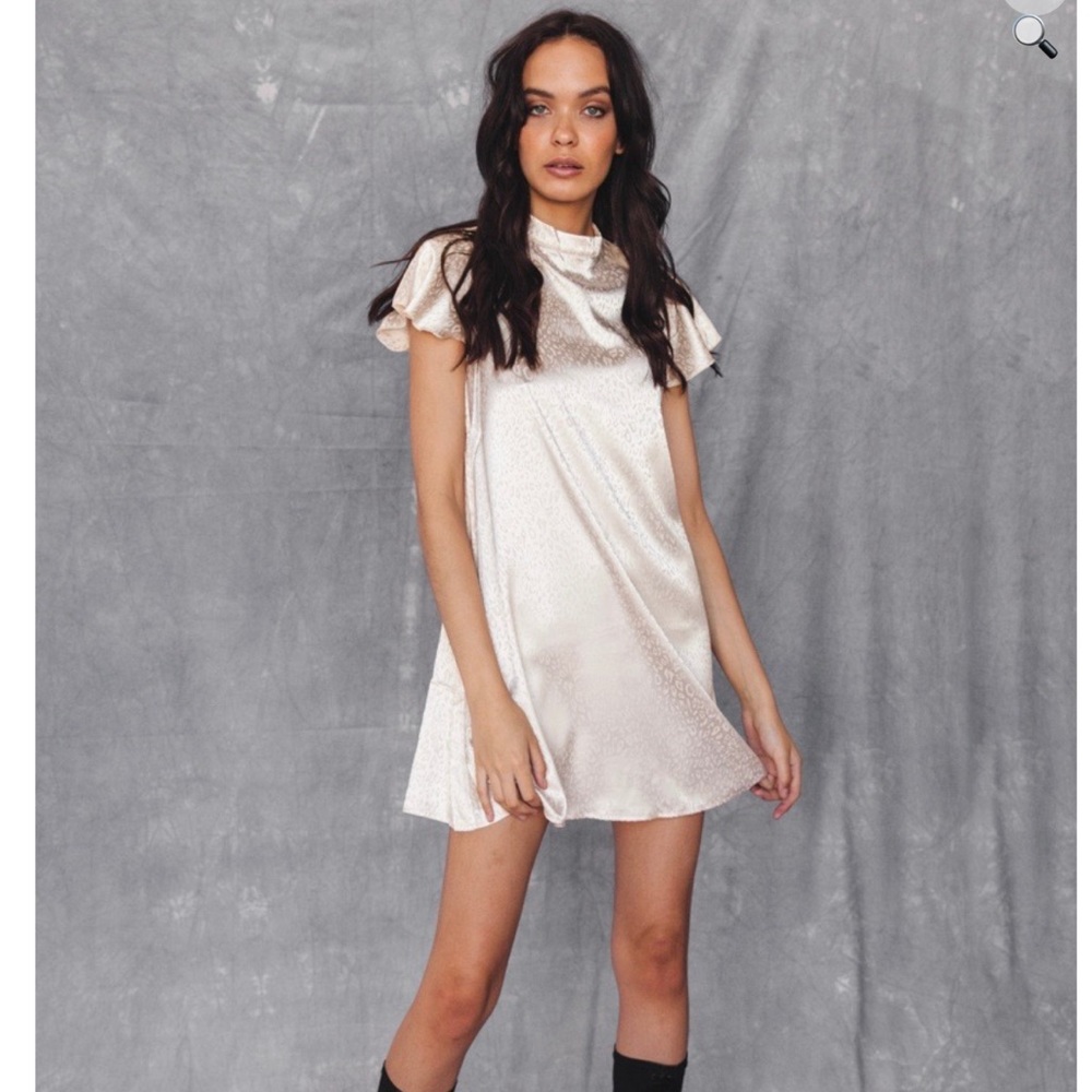 Lenni the Label temptest dress- gold cat